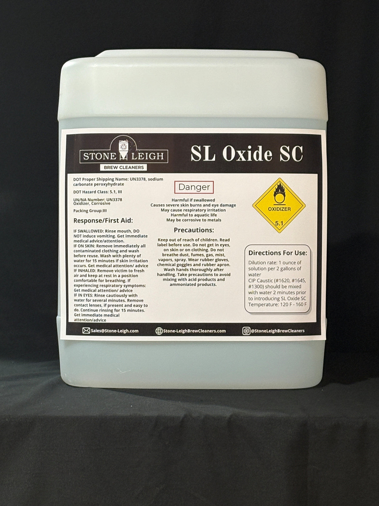 SL OXIDE SC- Caustic Accelerator