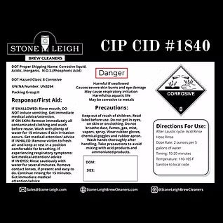 CIP CID # 1840