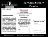 Bar Glass Cleaner Powder