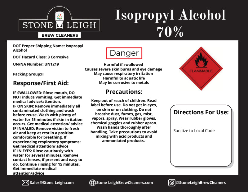 ISO Propyl Alcohol 70%