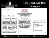Hi Temp Liq Dish Detergent